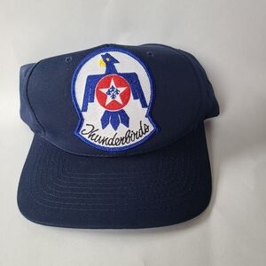 Vintage Thunderbirds Navy Blue Cap Nissun